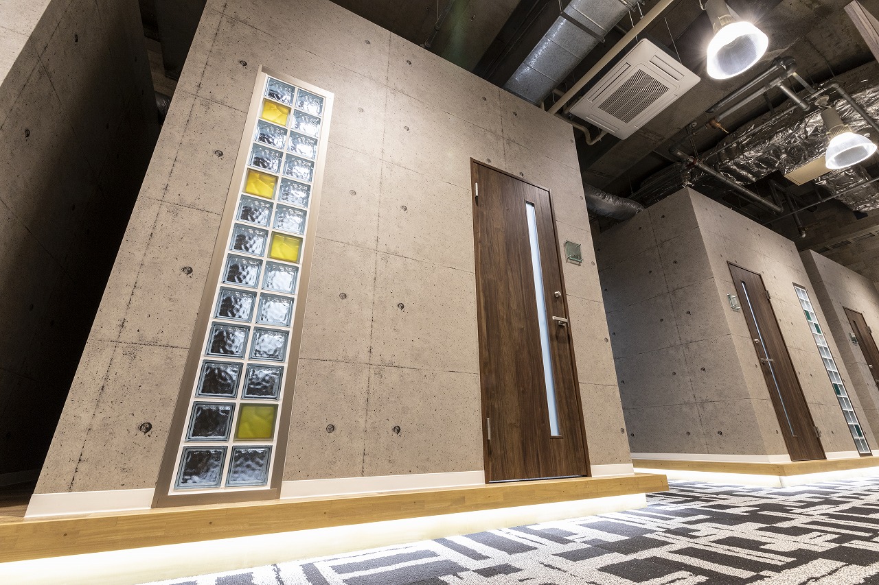 戸建Typeの遮音性が強化された2名用の完全個室オフィス