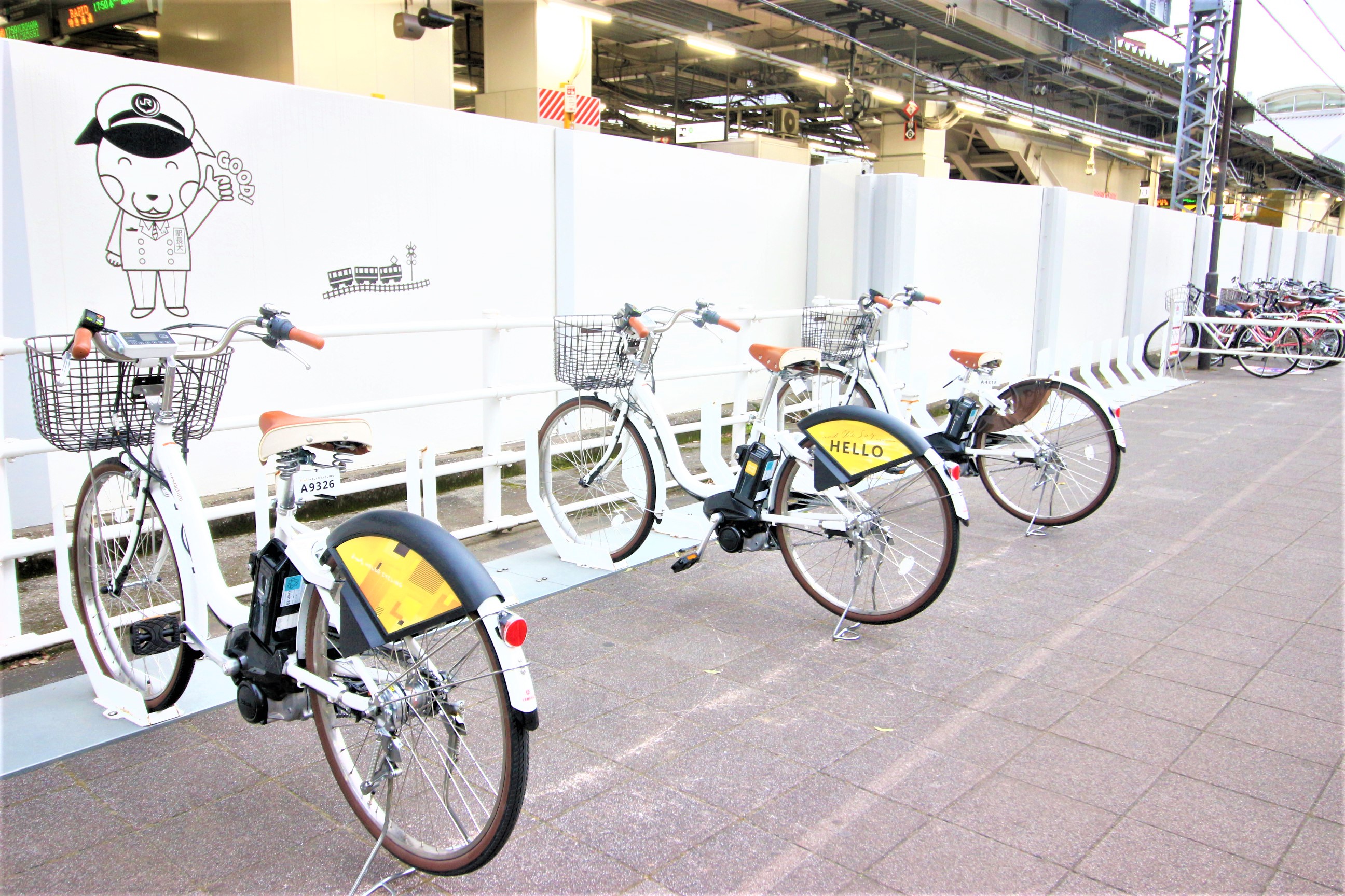 千葉駅のシェアサイクル