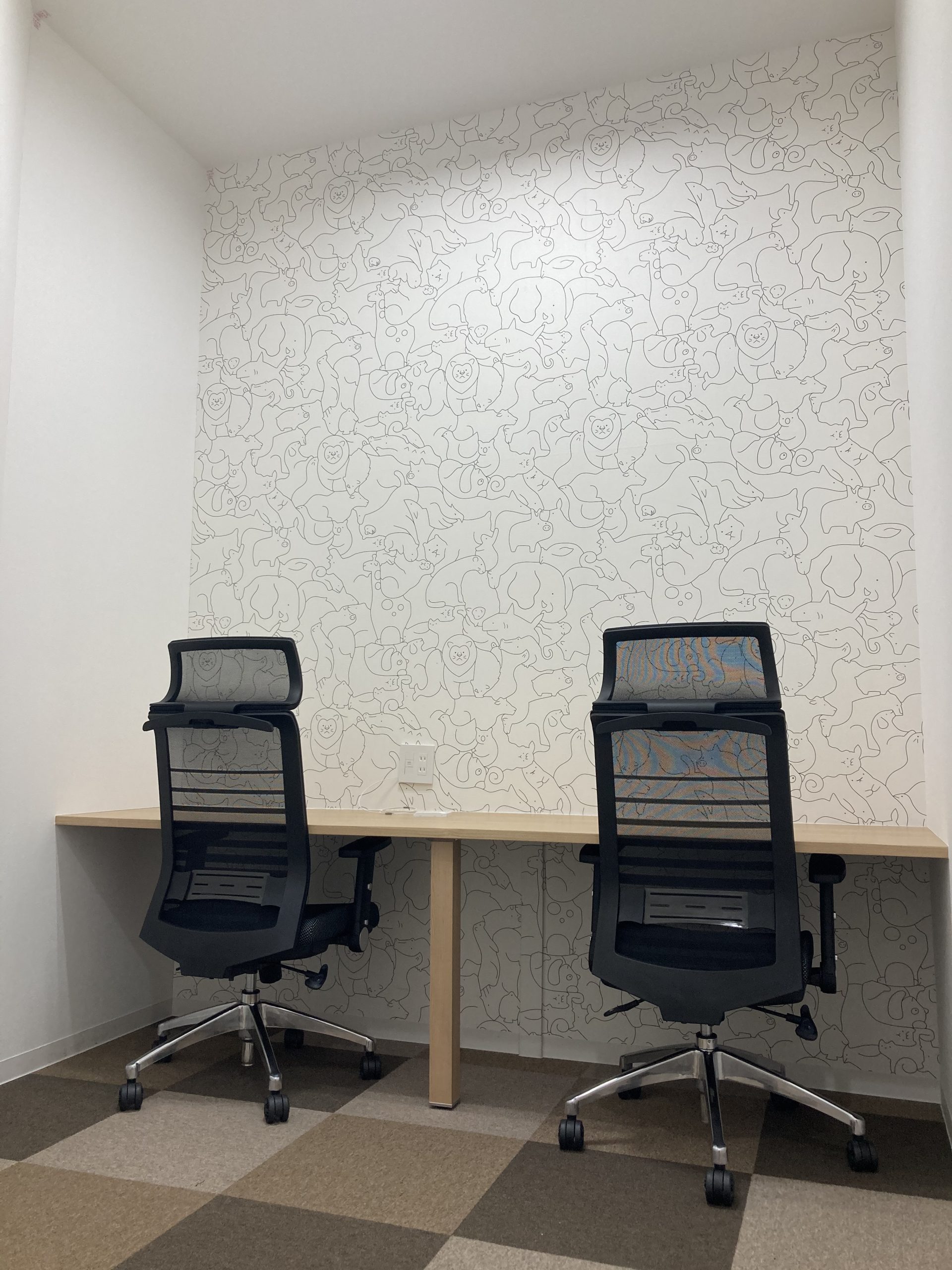 人気の2名用角部屋&ハイバックチェア